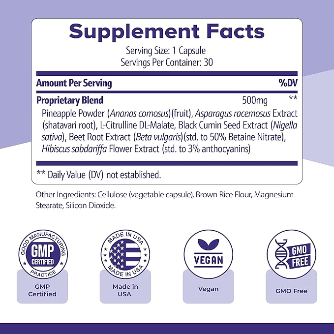 Flush Factor Plus - Original Formulated FlushFactorPlus for Leg Comfort, 100% Natural Ingredients, Made in USA, No Stimulants | 30 Capsules, 3 Month Supply