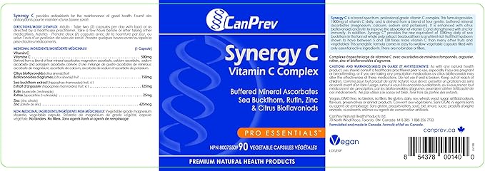 CanPrev Synergy C Vegi Capsules, 90 Count