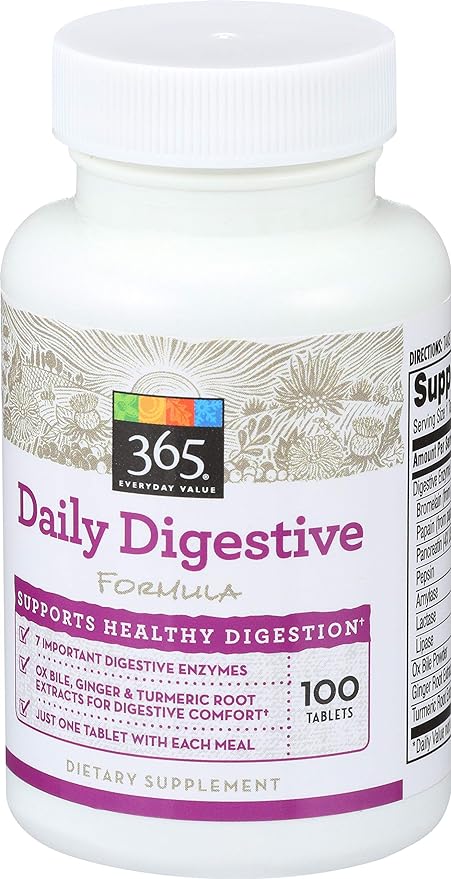 365 by Whole Foods Market, Daily Digestive Formula, 100 Count