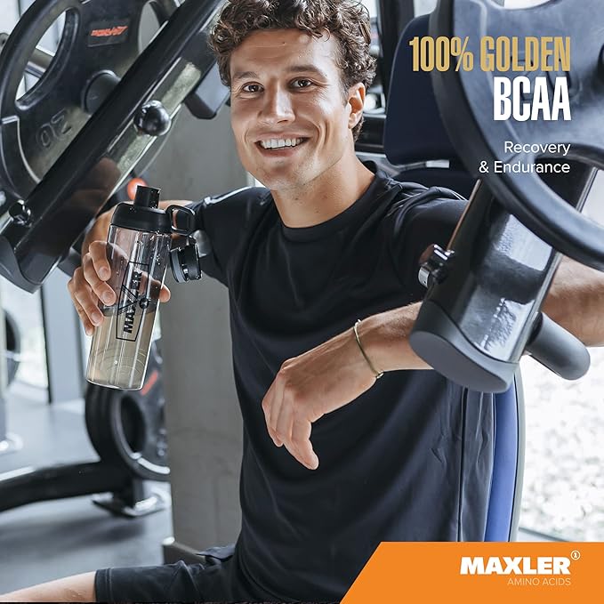 Maxler 100% Golden BCAA Powder - Intra & Post Workout Recovery Drink for Accelerated Muscle Recovery & Lean Muscle Growth - 6 g Vegan BCAAs Amino Acids - 60 Servings - Fruit Punch