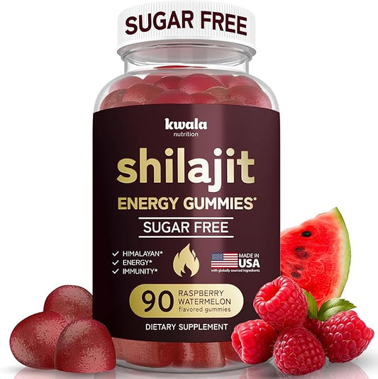 Shilajit Gummies for Men & Women | Sugar Free | Himalayan Pure Shilajit for Men Gummies | with Fulvic Acid | Non-GMO, Vegan Supplement | 90 Count
