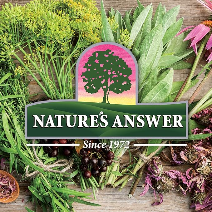 Nature's Answer Reishi Mushroom Mycelia Vegetarian Capsules, 90-Count | Immune Support | Promotes Cardiovascular Health | Liver Support