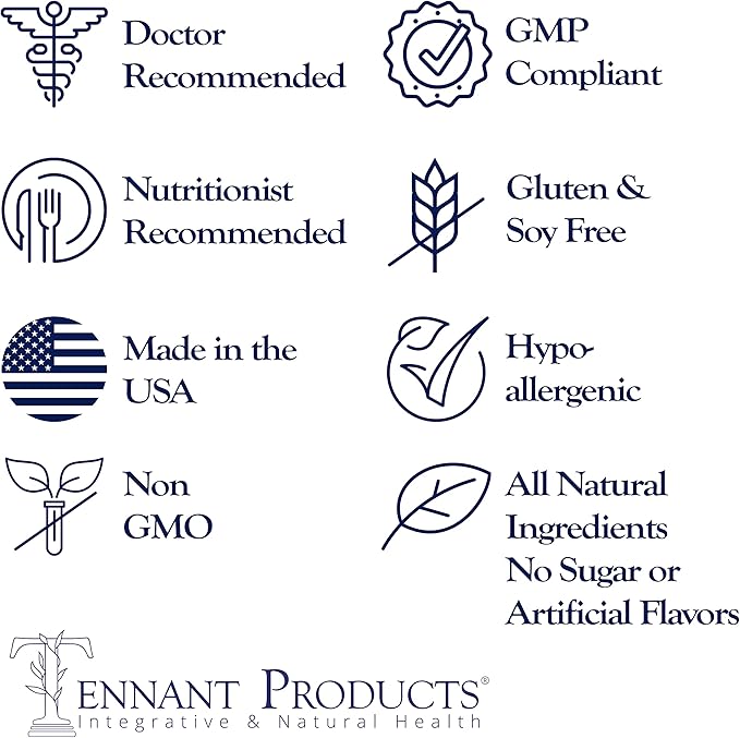 Dr. Tennant's Digestive Enzymes | GERD, Heartburn & Acid Reflux Relief | Supports Gut Health & Bloating Relief | 2X DPP-IV Enzyme for Gluten Digestion | 200 Capsules