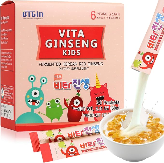 Gin Hongsam Saponin Capsule Plus + VITA Ginseng Kids Premium Bundle