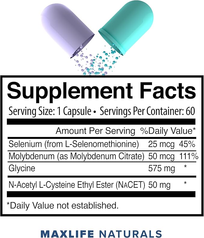 Neuro NACET - N-Acetyl Cysteine Ethyl Ester - 20x More Bioavailable Than NAC 1000mg - 10x Higher Glutathione Boost Over Liposomal Glutathione - NAC Ethyl Ester with Glycine, Selenium, Brain Support