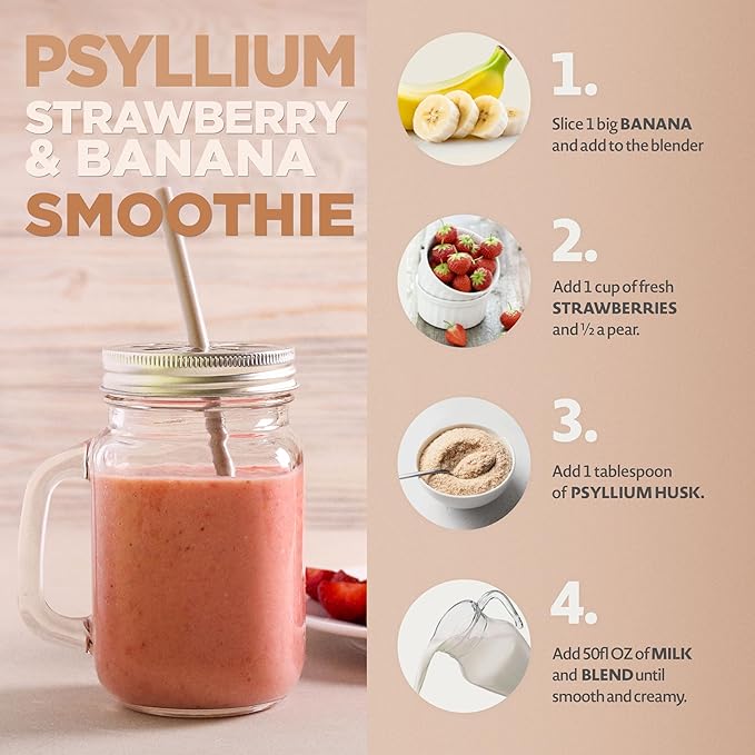 NaturaleBio Whole Psyllium Husk. 12 oz. 99% Pure Psyllium Seed Husks. Natural Fiber Supplement. USDA Organic Certified. Produced in India. Gluten Free, Keto, Paleo, Vegan Diets. Probiotics