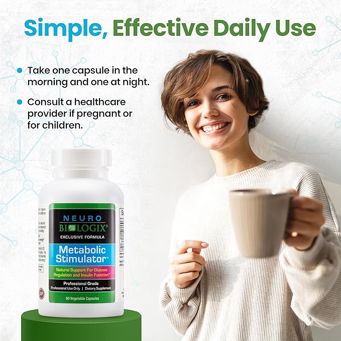 Metabolic Stimulator Metabolism Supplement - Dietary Supplement with D-Chiro Inositol, MyoInositol, Chromium, Phosphatidylserine, & Lithium Orotate for Cellular Energy & Support - 90 Capsules