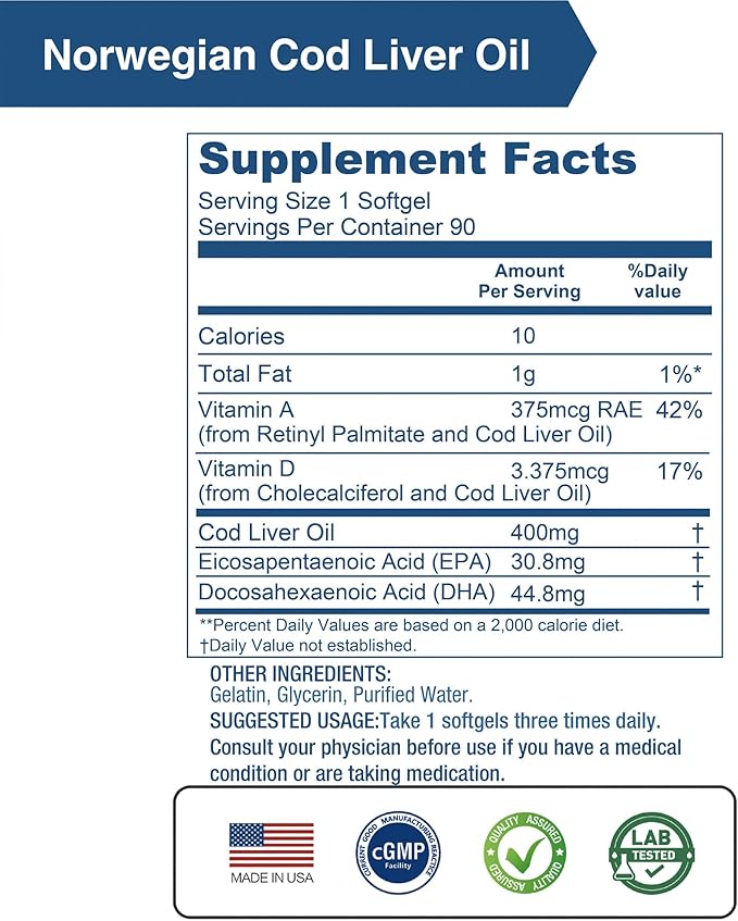 Lovita Cod Liver Oil & K2 D3 Dietary Supplement Bundle. Supports Better Nutrition & Overall Well-Being