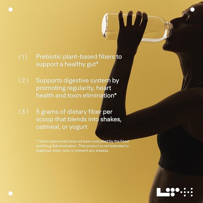 LTH Shift - Plant-Based Fiber Powder - Features Prebiotic Fiber - Supports Hormone, Gut, Digestive & Heart Health - Unflavored