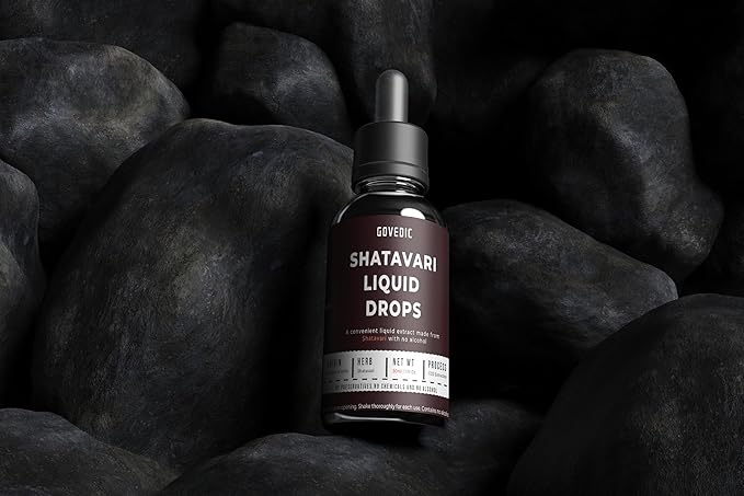 Shatavari Liquid Drops 1 Fl Oz 30ml | 60 Servings of 500mg Organic Root Tincture Extract Supplement | Hormonal Balance Women's Health Reproductive Health Fast Absorption Formula