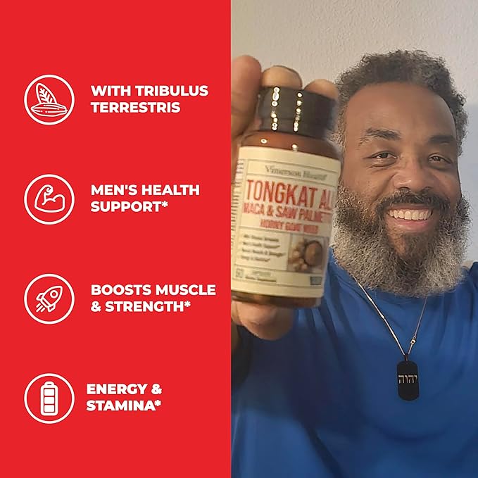 Liver Cleanse Detox & Repair Milk Thistle Supplement for Older Adults & Tongkat Ali for Men with Horny Goat Weed, Maca Root Powder, Tribulus Terrestris, and Saw Palmetto 2-Pack Bundle