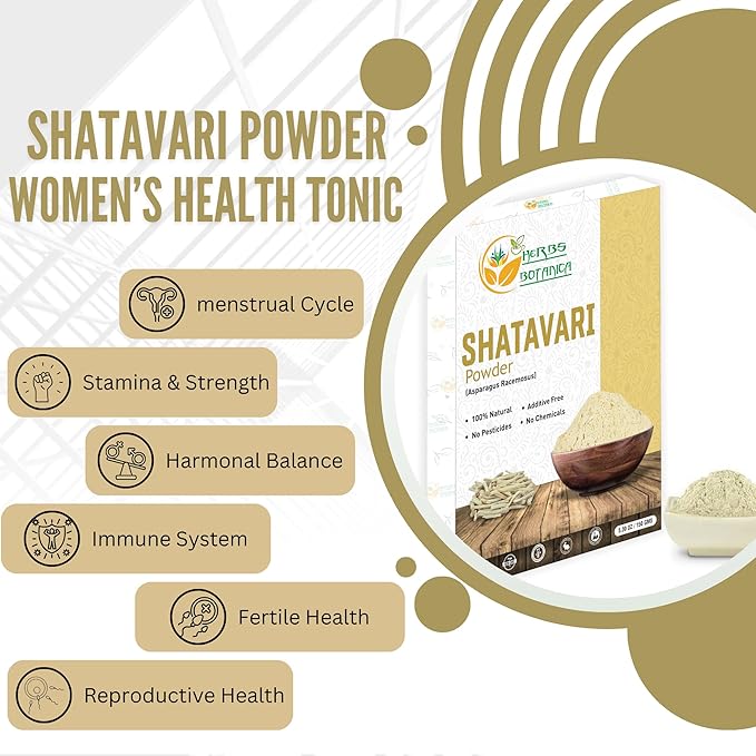 Shatavari Powder Natural Asparagus Racemosus for Lactation Breastfeeding Shatavri Satawar Kalpa Kalp India Improves Lactation | Rejuvenates Stamina | 5.3 oz / 150 GMS