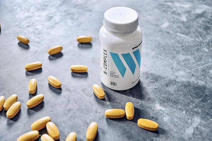Swolverine B-Vitamin Complex | B-Complex Including B12, B1, B2, B3, B5, B6, B7, B9, Folic Acid, Choline, Inositol, and Biotin, Supports Stress, Energy and Healthy Immune System - (30 Servings)
