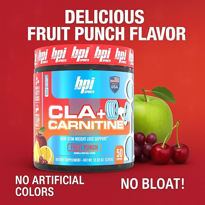 BPI Health CLA + Carnitine - CLA Plus Carnitine - Helps Boost Performance - Non-Stimulant Formula - May Help
