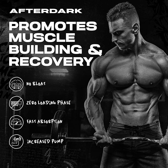 AfterDark Supplements Creation Creatine Monohydrate Powder, 10000mg Creatine Matrix Blend, Promotes Power, Endurance & Muscle Growth, GMP Certified, USA Made, 21 Servings, Cherry Italian Ice