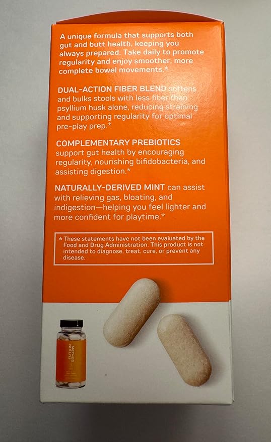 FUTURE METHOD Fiber Blend with Acacia & Psyllium Husk (60ct) and Synbiotic Probiotic + Prebiotic Complex (60ct) – Gut-Friendly Daily Support