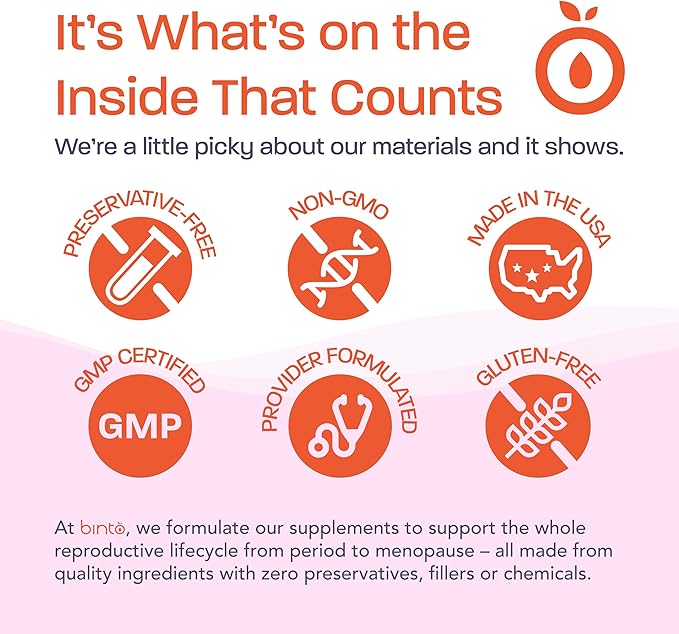 Binto Complete 4-in-1 Multi-Symptom Menopause Relief Kit Supplements - 1 Month Supply - Multivitamins with Omega-3, Ashwagandha and Probiotics/Prebiotic Fiber Blend - Non-GMO