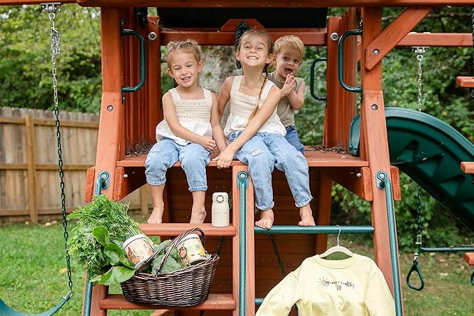 Young + Healthy Fit Kids Greens Powder, 30 Servings, Lion Lemonade, Superfood Drink Mix With Fiber for Digestive Health, Organic Fruits & Vegetables, Antioxidants, Real Food Ingredients, Ages 2+
