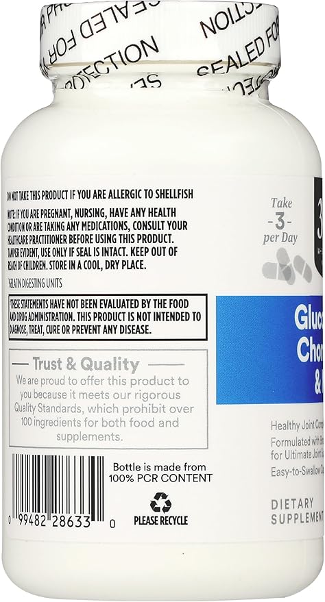 365 by Whole Foods Market, Glucosamine, Chondroitin & MSM, 120 Capsules