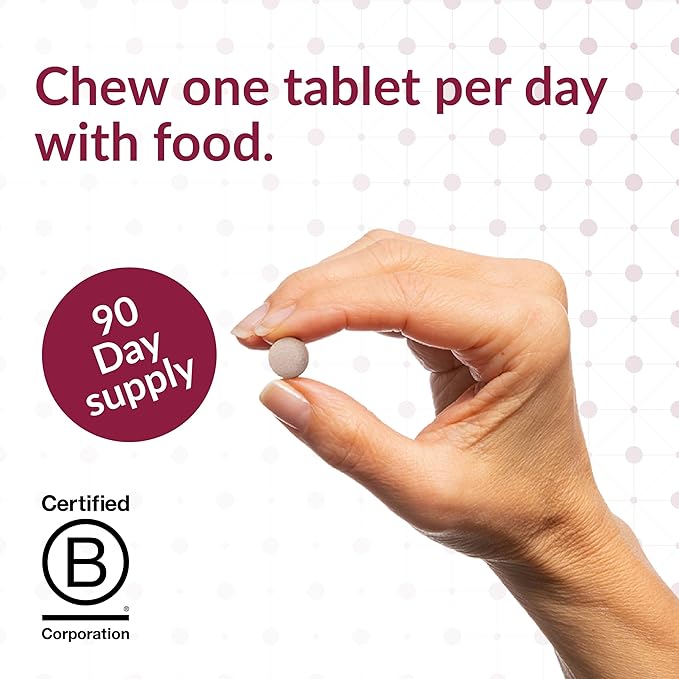 Bariatric Advantage Chewable Ultra Solo with Iron - Once-Per-Day Daily Multivitamin - for Patients - with Thiamin, Vitamin A & More - Gluten Free - Citrus - 90 Tablets