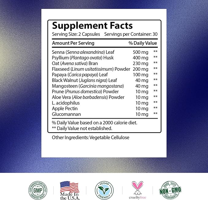 Research Verified ConstiRelief - The best Supplement for Constipation Relief on the market - with L. Acidophilus for long term health and prevention. 100% back guarantee! (Pack of 3)