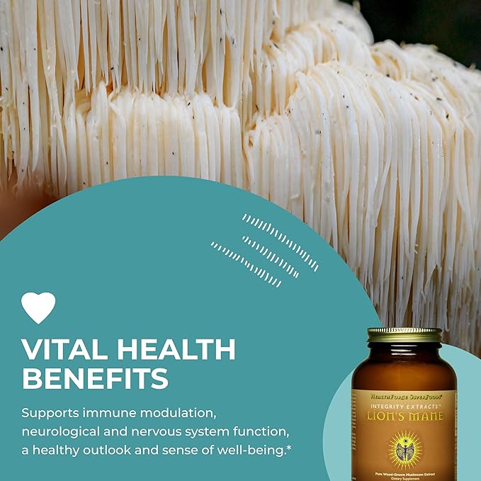 HealthForce SuperFoods Integrity Extracts Lion's Mane - Powder - 150 Grams