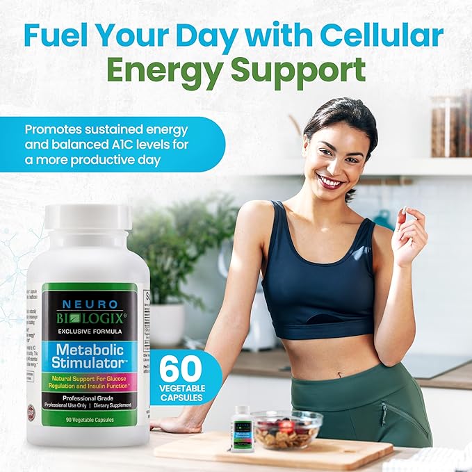 Metabolic Stimulator Metabolism Supplement - Dietary Supplement with D-Chiro Inositol, MyoInositol, Chromium, Phosphatidylserine, & Lithium Orotate for Cellular Energy & Support - 90 Capsules