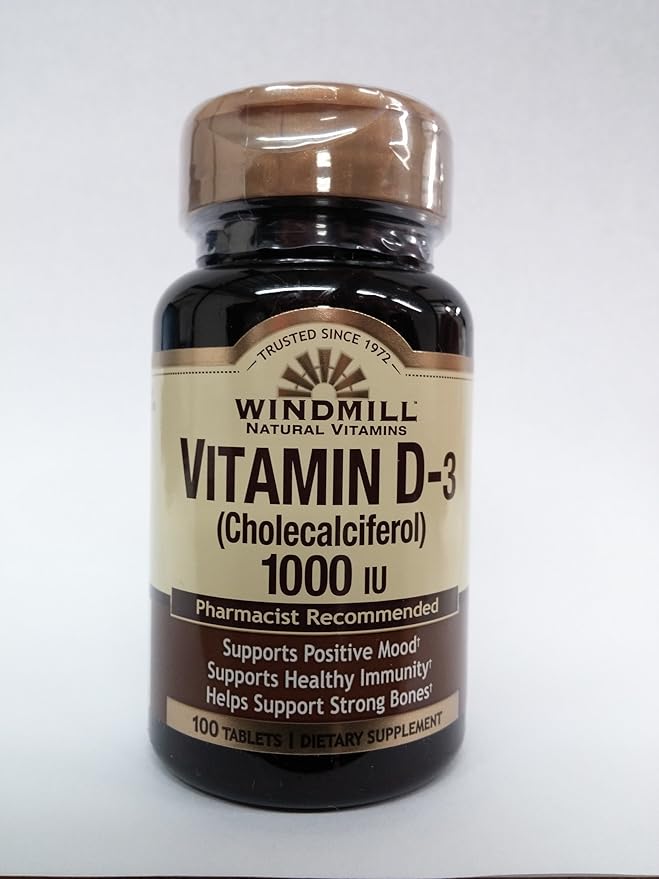 Vitamin D TABS 1000IU WMILL Size: 100