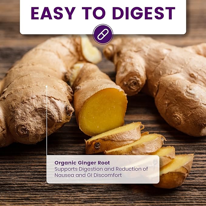 Bariatric Multivitamin with Iron Capsule – 90 Ct – Bariatric Vitamins Multivitamin with Organic Ginger Root for Digestion Support – Once-A-Day Vitamins