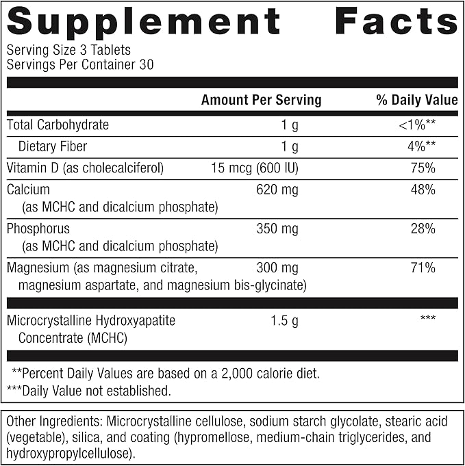 Metagenics Bone Builder with Magnesium - Bone Support Supplement* - Comprehensive Mineral Support* - with Calcium, Vitamin D & Magnesium - Non-GMO - Gluten-Free - 90 Tablets