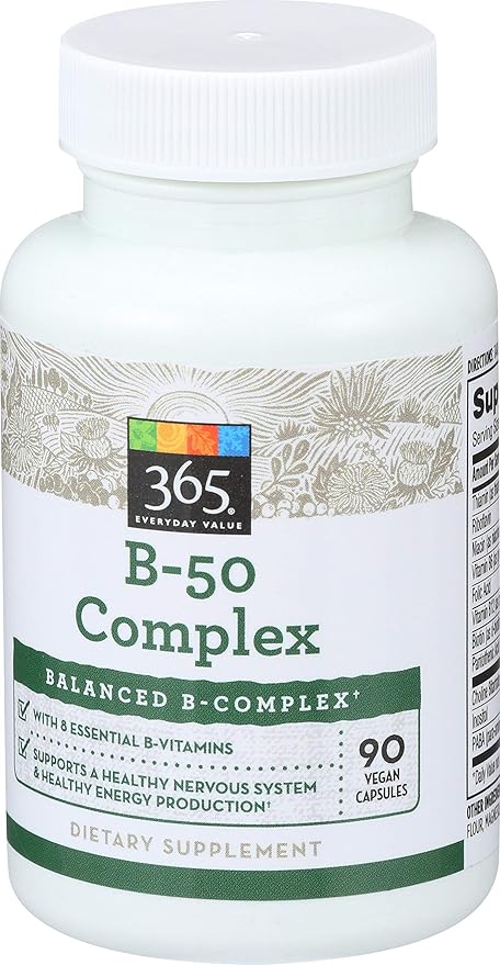 365 Everyday Value, B – 50 Complex, 90 ct, Packaging May Vary