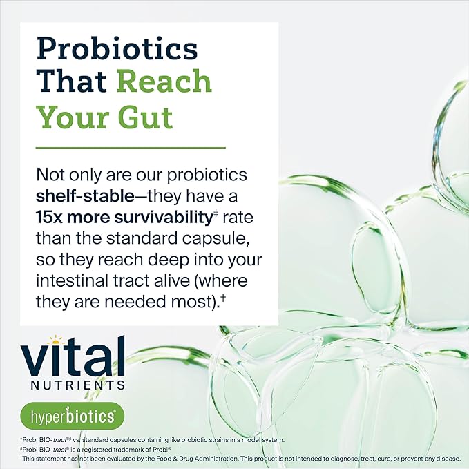 Hyperbiotics Vital Nutrients Pro Mood Probiotic with L-theanine | Clinically Studied Probiotics for Women and Men to Support Stress Management and Mood Support* | 60 Vegan Count