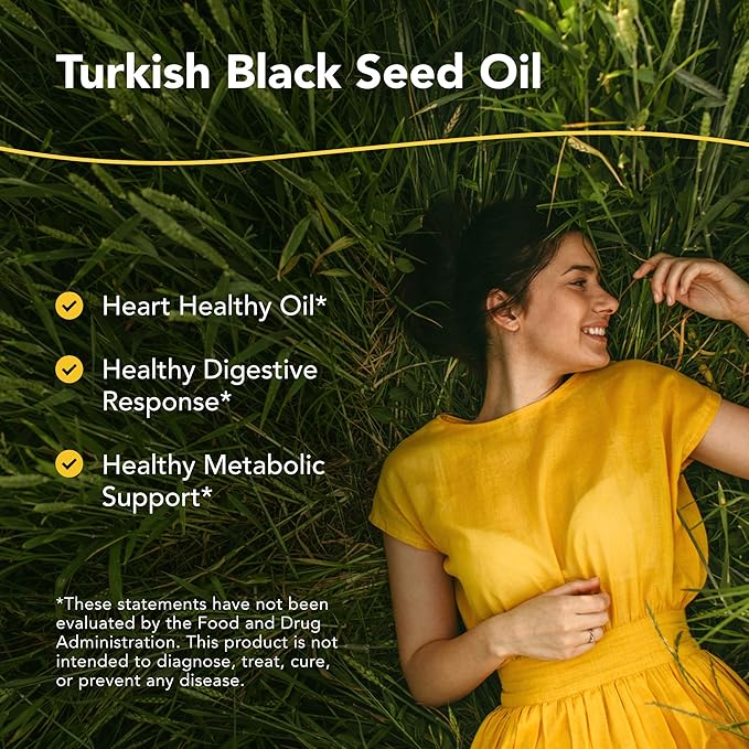 NORTH AMERICAN HERB & SPICE Black Seed Oil 1000 mg - 90 Count - Liver, Gallbladder & Intestinal Function - Heart & Digestive Health - Black Seed Oil, Oregano Oil, Fennel - Non-GMO - 45 Servings