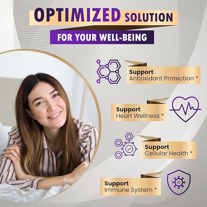 RESVERATROL Supplement - 18-in-1 Natural Blend with NAD + Milk Thistle Astragalus Rhodiola Gotu Kola Elderberry Blueberry - 150 Count - Made & Tested in The USA