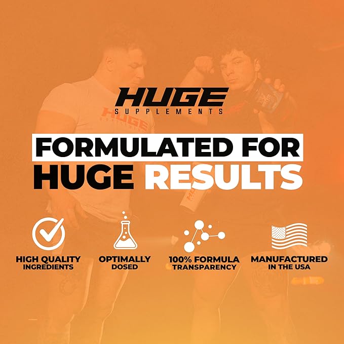 Huge Multi, Multivitamin for Men, High-Performance All-in-One Formula for Athletes & Bodybuilding, Vitamin & Mineral Replenishment, Supports Immune System & Healthy Hormone Levels (120 Capsules)