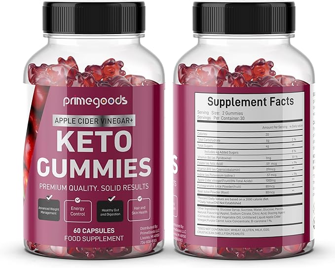 Keto ACV Gummies Advanced Weight Loss Formula-Apple Cider Vinegar gummies-1000mg avc with Vitamins B12 & B6- Weight Loss Gummies for Women and Men-Energy-Digestion-Natural-Pomegranite-Beetroot