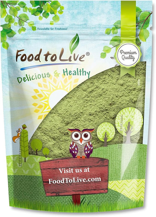 Food to Live Broccoli Powder, 8 Ounces – Nutrient-Rich Green Superfood for Smoothies, Shakes and Cooking, High in Fiber, Vitamins and Antioxidants, Vegan, Kosher, Bulk