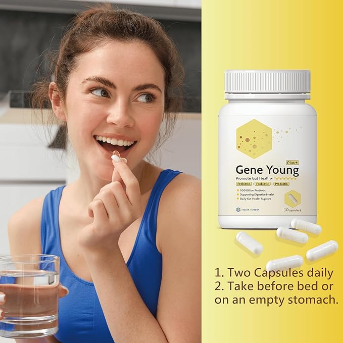 Synbiotic for Gut Health | 3-in-1 Prebiotic, Probiotic & Postbiotic | Digestive Support, Bloat Relief, Immune Boost | 30 Capsules
