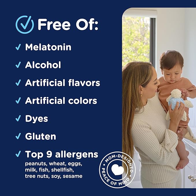 Mommy's Bliss Organic Baby Bedtime Drops + Overnight Immunity Support*, Promotes Restful Night, Melatonin Free, Age 4 Month+, 2 Fl Oz