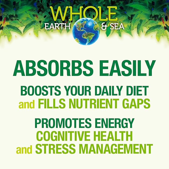 Natural Factors Whole Earth & Sea, Super Mushroom, Whole Food Supplement, Vegan, 30 Vegetarian Capsules