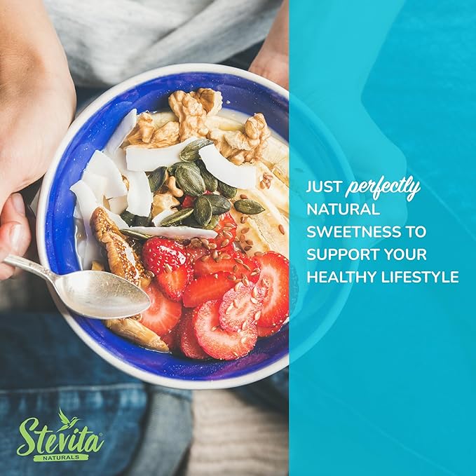 Stevita Organic Stevia - 16 oz, Pack of 2 - Stevia & Erythritol All-Natural Sweetener, No Calories - USDA Organic, Non-GMO, Vegan, Keto, Paleo, Gluten Free - 1816 Total Servings