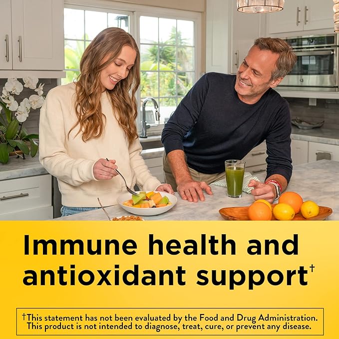 Nature Made Super C with Vitamin D3 and Zinc, Dietary Supplement for Immune Support, 60 Tablets, 60 Day Supply (Pack of 2)