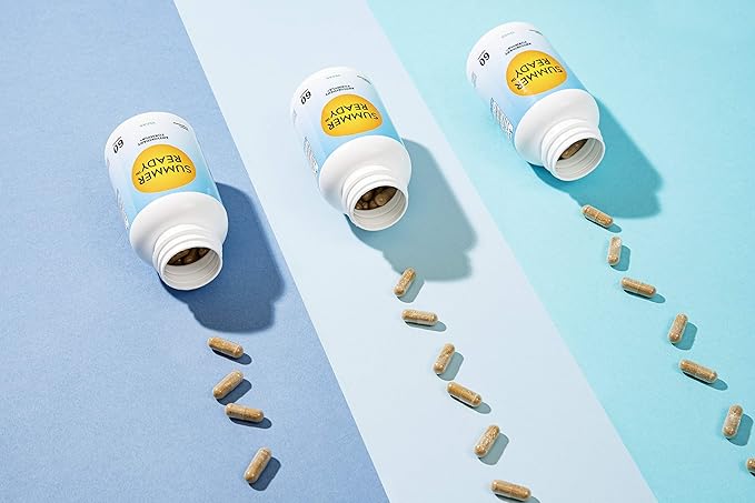 Skin Care Supplement Capsules - Nicotinamide/Niacinamide/Niacin 500mg (Vitamin B3) and Polypodium Leucotomos (Fern Extract) 480mg, Antioxidant Rich Formula