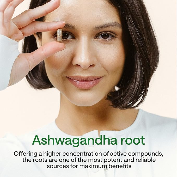 Ashwagandha, GABA, L-Theanine Supplement Complex – Ashwagandha Supplements for Sleep, Mood, Bodily Comfort – Ashwa 400mg, L Theanine 100 mg, 2.5X GABA 100mg – 60 Capsules