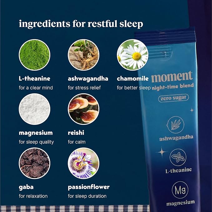 Drink Your Meditation Moment Chocolate Dream & Cacao Adaptogen Mushroom Bundle | Sleep & Energy | 0 Sugar | Hot Chocolate & Coffee Alternative | Reishi, Ashwagandha, Lion's Mane, GABA | 30 Servings