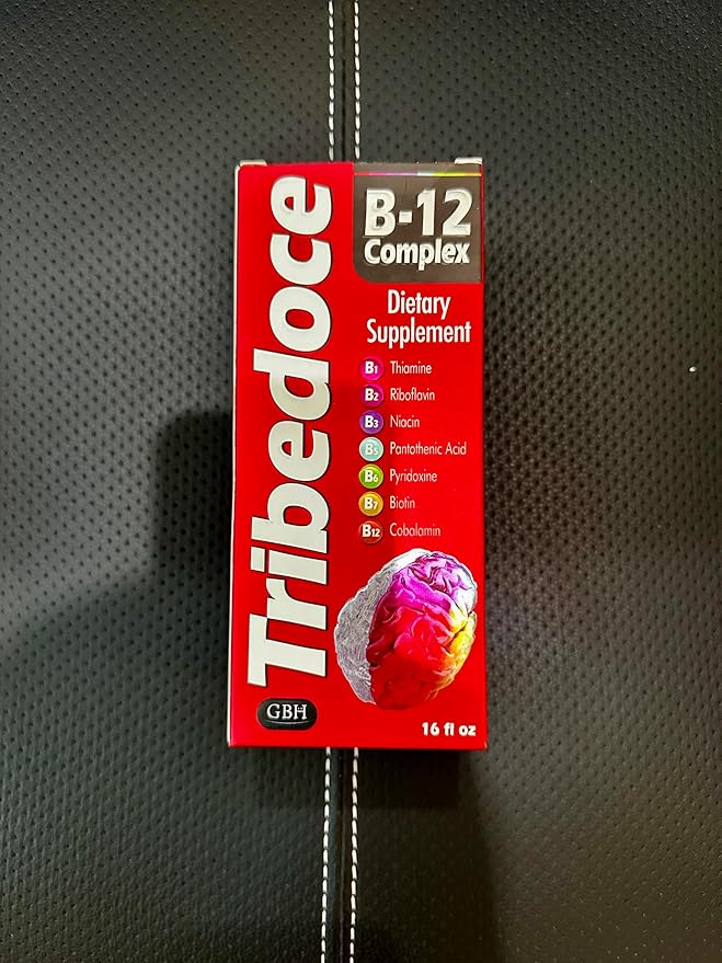 B-12 Complex Liquid Dietary Supplement - High Potency Vitamin B Complex with Thiamine, Riboflavin, Niacin, Pantothenic Acid, Pyridoxine, Biotin, and Cobalamin, 16 fl oz