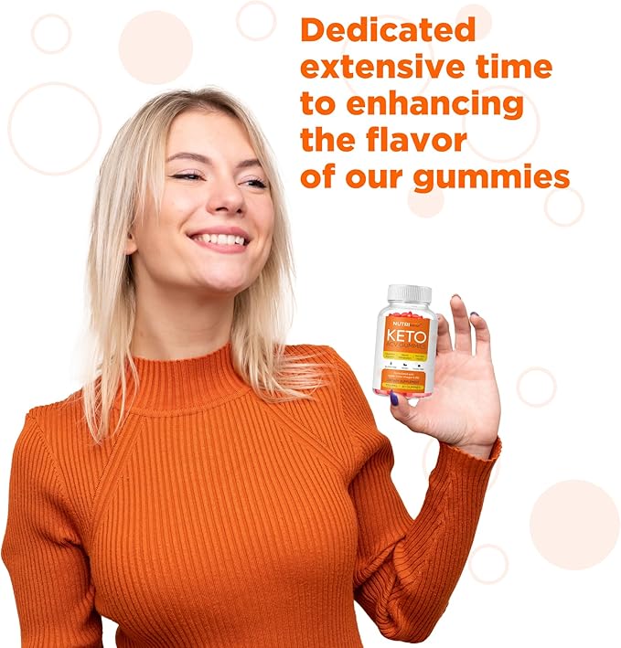 Keto ACV Gummies - Sugar-Free Gluten-Free Apple Cider Vinegar Supplement for Men Women (1000MG)