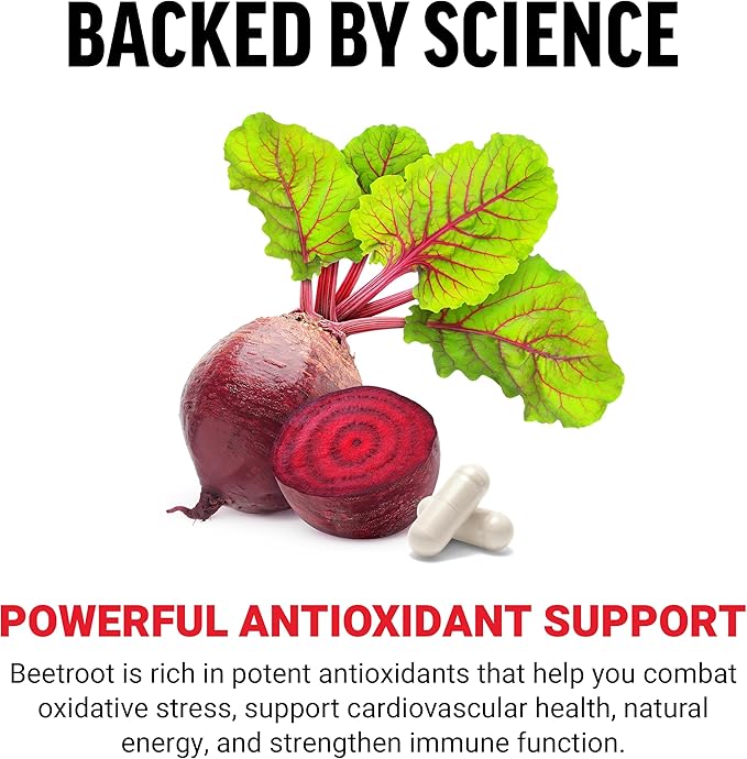 FORCE FACTOR Irish Sea Moss + Beet Root Supplement to Support Immunity, Circulation, Natural Energy, Heart Health, with Antioxidants, Non-GMO, Vegan-Friendly, Soy-Free, 120 Vegetable Capsules