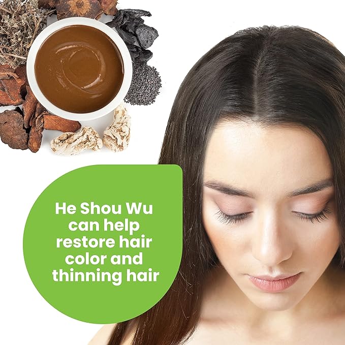 Certified Organic He Shou Wu - Large 5oz Bag of 30:1 Concentrated-Fo-ti - Organic Foti Extract- Fo ti He Shou Wu Organic (Pack of 5-25 Ounces)