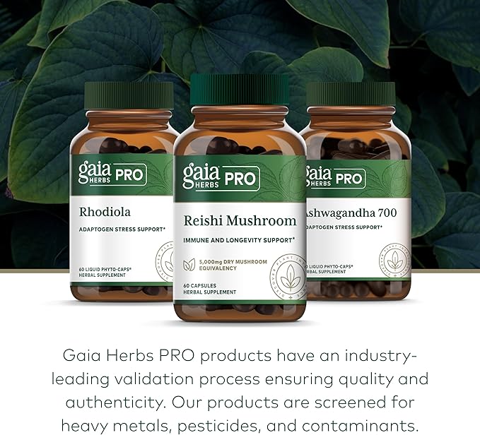 Gaia Herbs Pro Reishi Mushroom - 60 Caps